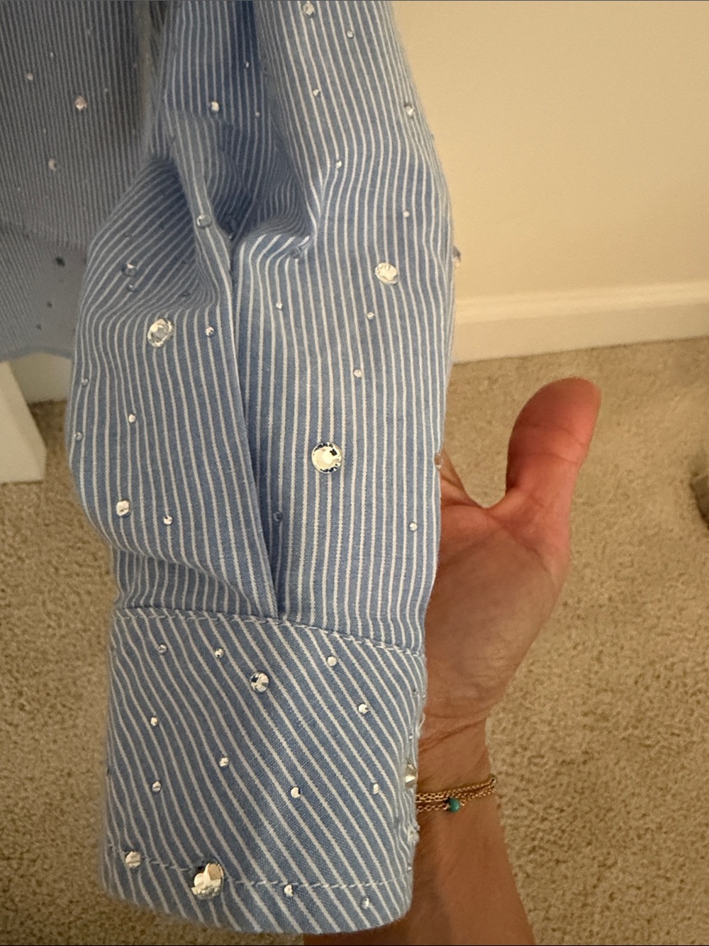 Jason wu embellished button down shirt - Picture 3 of 5